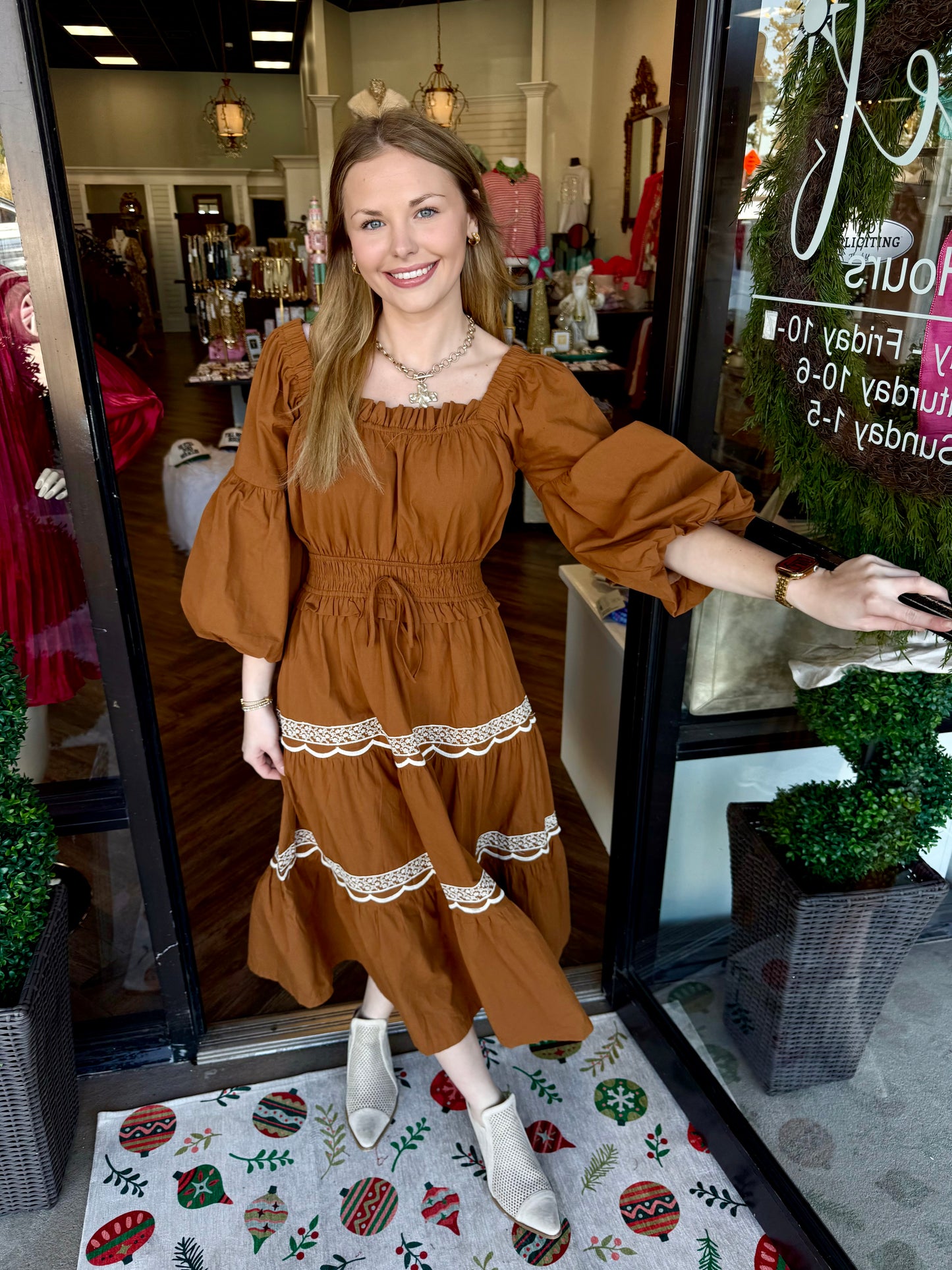 Gingerbread Midi Dress