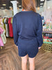 Comfy Dotted Set: Navy