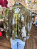 Vintage Olive Floral Top