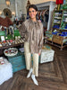 Snakeskin Patterned Top