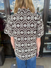Stiched and Styled Top: Brown