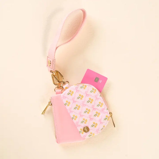 Dynamic Duo Pouch Wristlet-Marigold Lane Pink