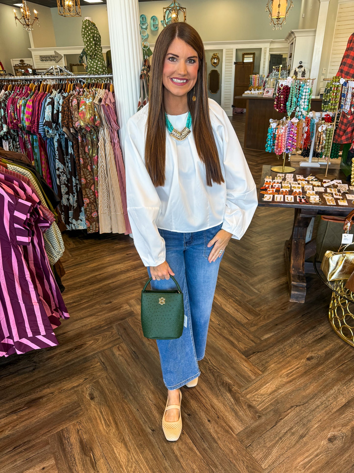 Olivia White Blouse