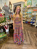 Colorful Plaid Midi Dress