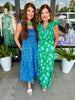 Waterlily Floral Smocked Midi Dress