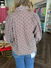 Timeless Dots Top: Burgundy