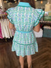 Tilly Blue Ditsy Dress