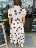Watercolor Dot Midi Dress