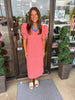 American Stripe Midi Dress