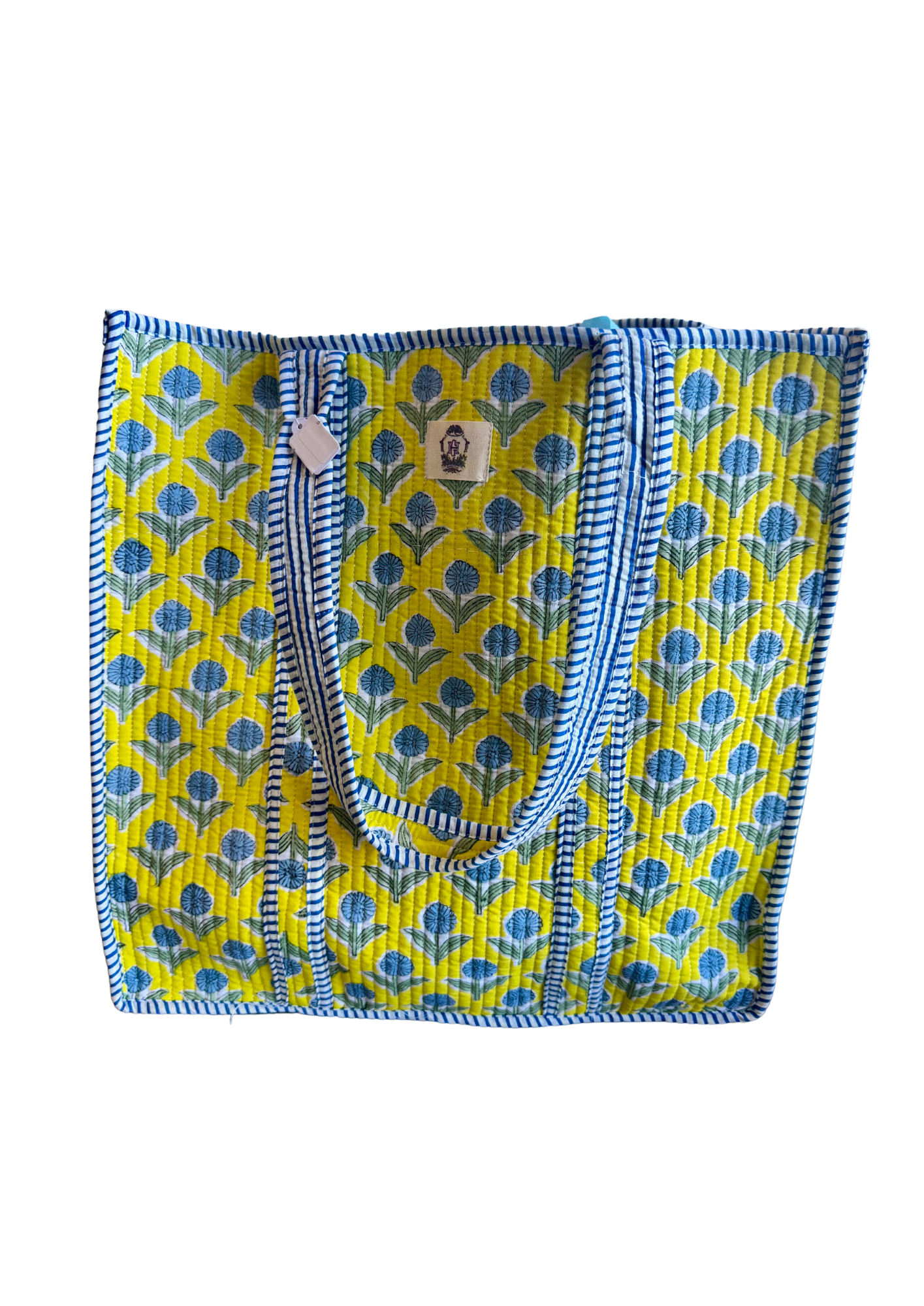 Quilted Tote Bag: Sunshine