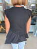 Asymmetrical Black Top