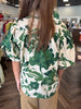 Falling For Florals Top: Olive
