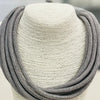 Rope Necklace: Grey