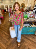 Hibiscus Flowy Silk Top