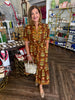 Rustic Garden Midi Dress