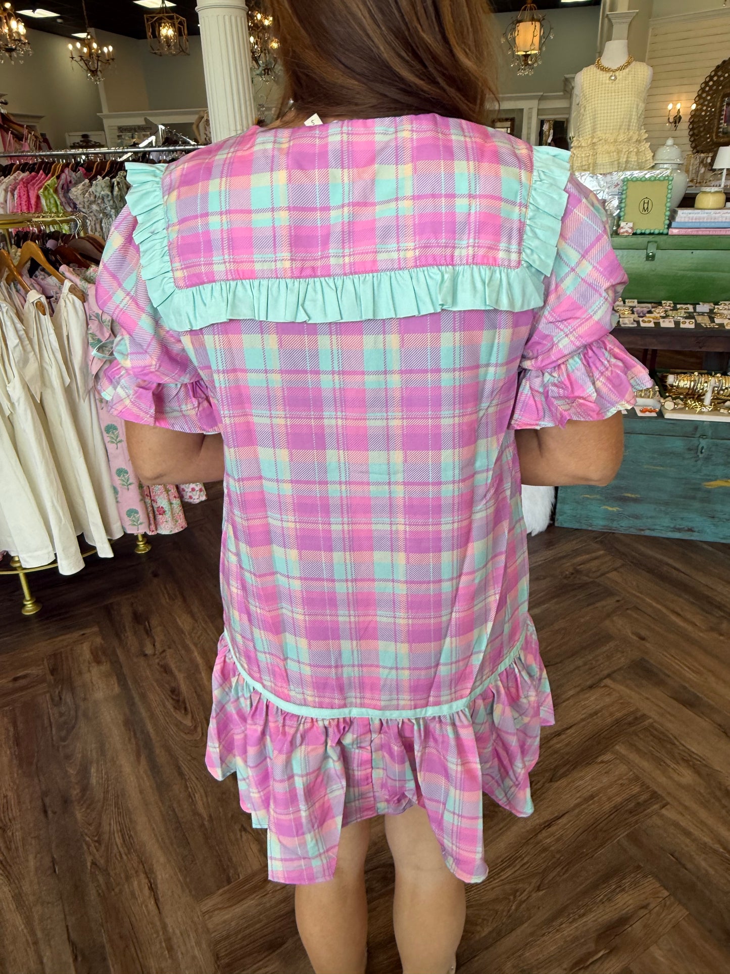 Plaid Mix Dress