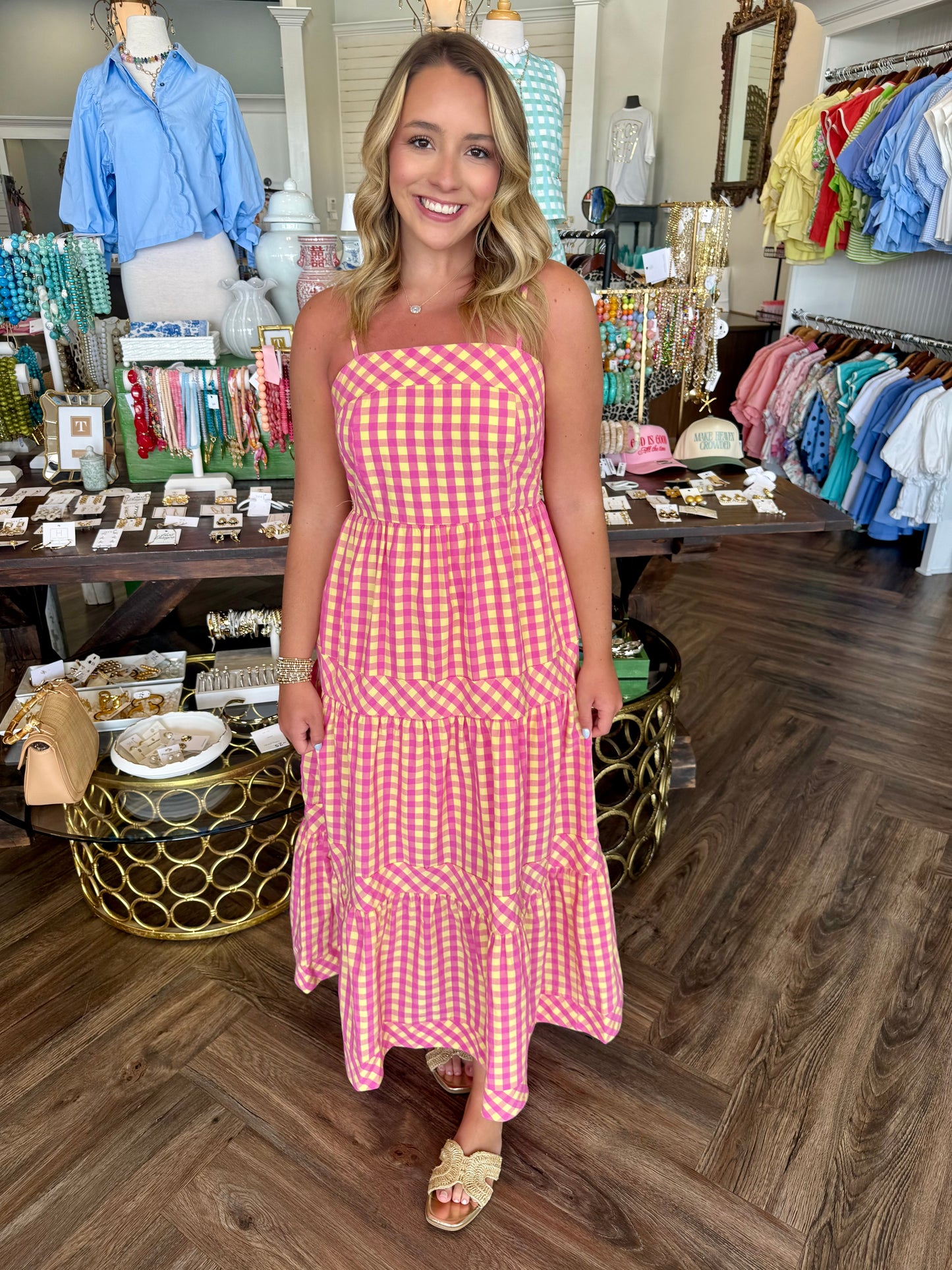 Pink Lemonade Midi Dress