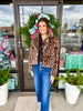 Animal Print Fur Coat: Mid Waist