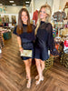 Sheer Cape Satin Dress