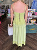 Mia Midi Dress: Tea Green