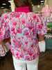 Bexley Bloom Top: Hot Pink