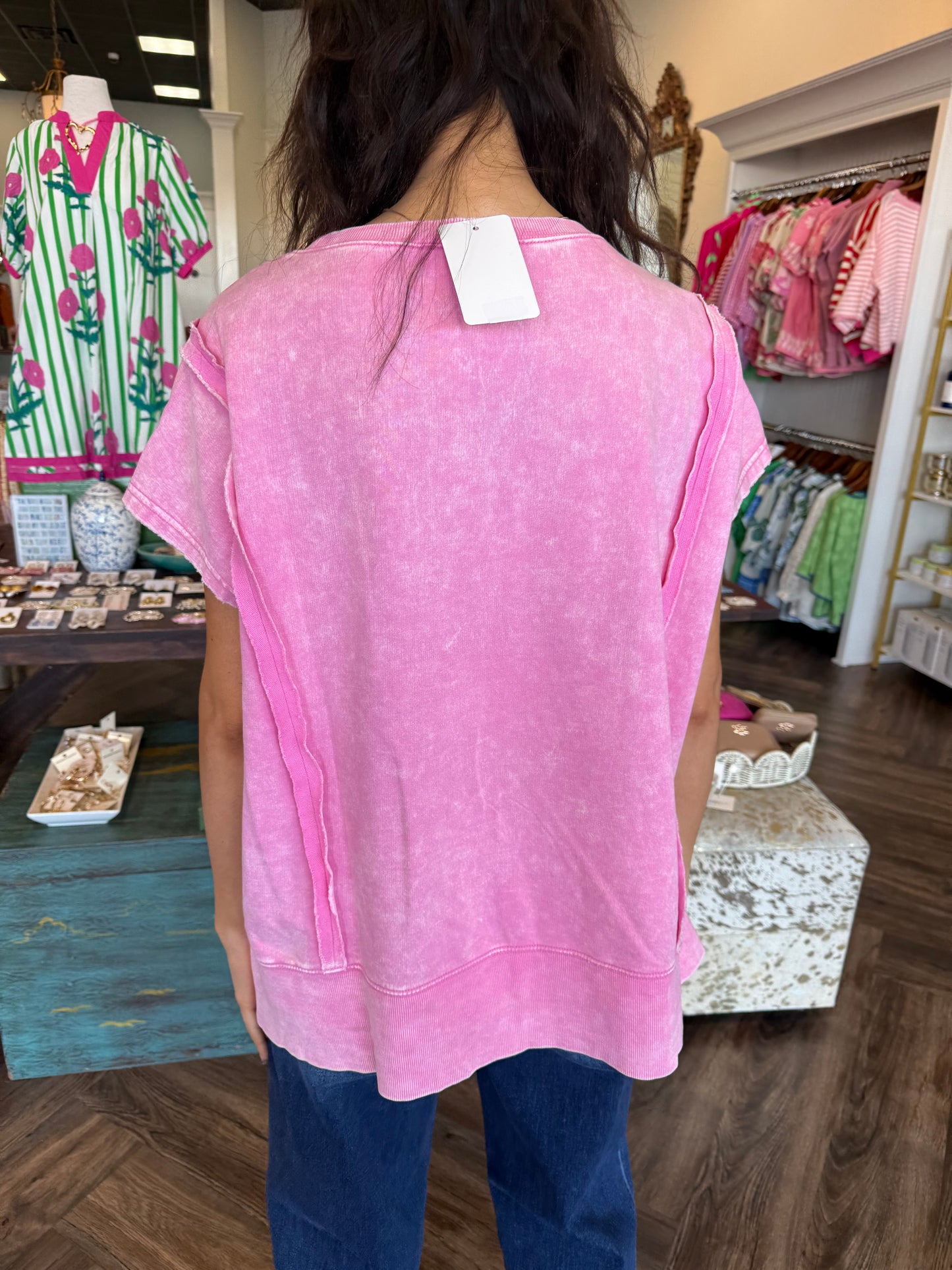 Softy Fit Top: Candy Pink