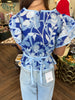 Smock It Up Top: Blue