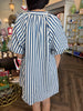 Simply Striped Dress:Blue