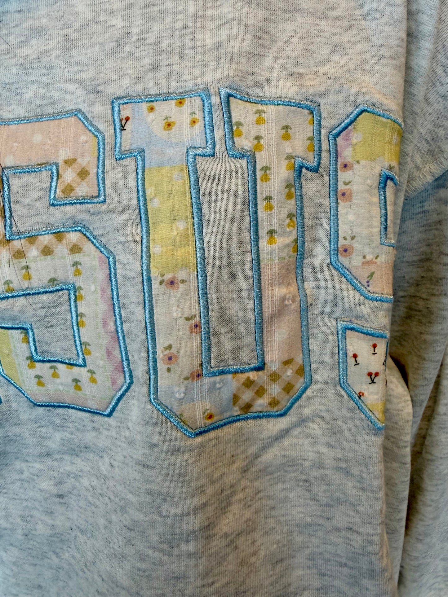 Jesus Patchwork Mockneck Sweatshirt