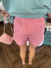 Betty Drawstring Shorts: Rose