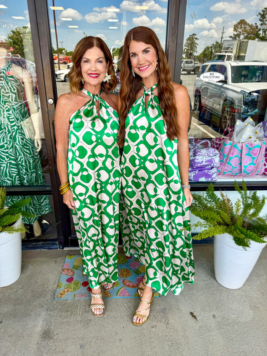 Modern Geo Maxi Dress