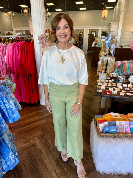 Entro Scuba Top: White