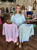 Sweet Stripe Oversized Tops