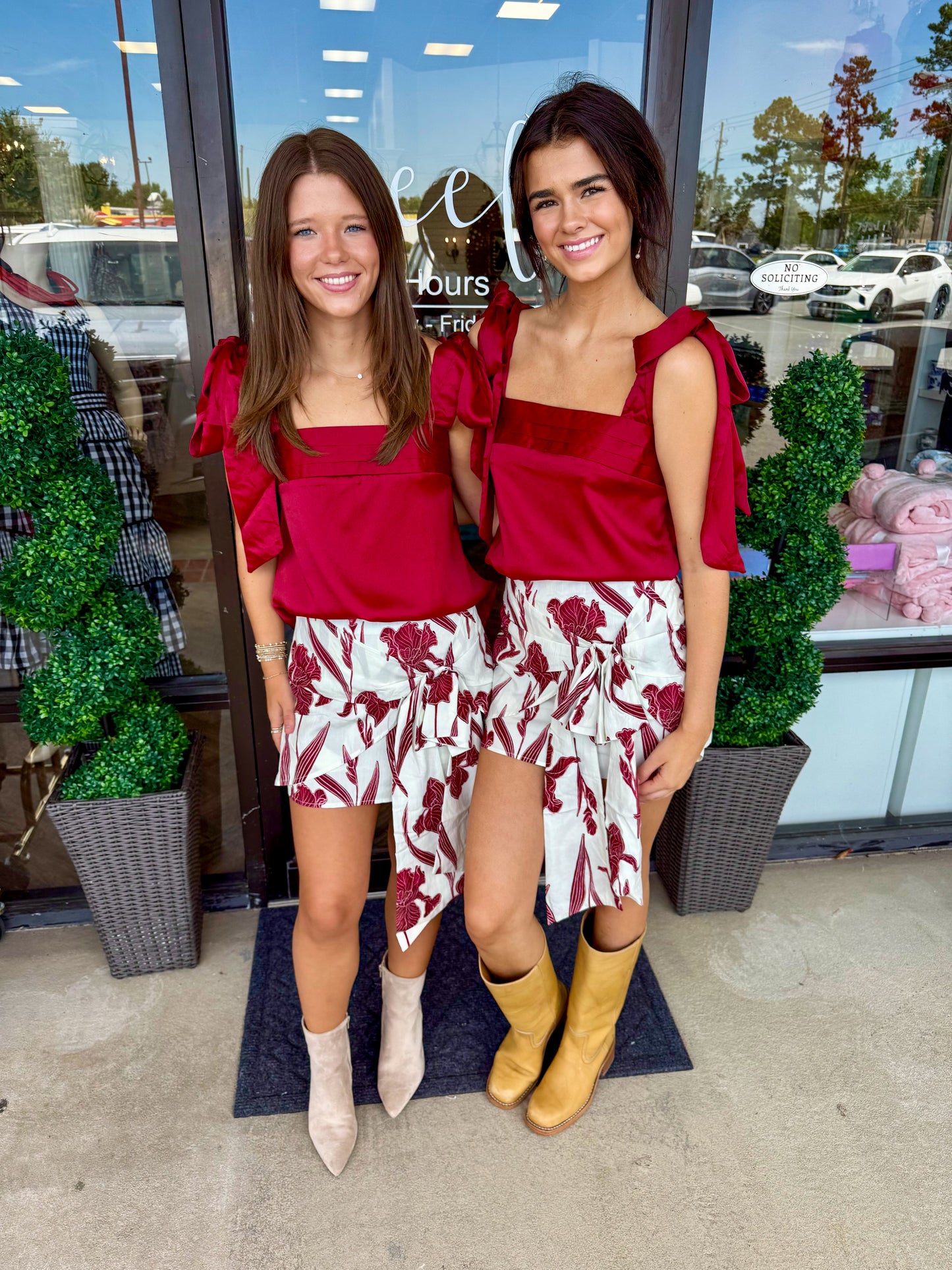 Becca Burgandy Skort