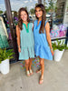 Heather Dress: Blue