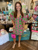 Botanical Green Dress