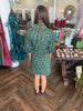 Olive Goddess Tie Dress