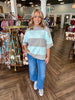Polly Colorblock Top: Mint