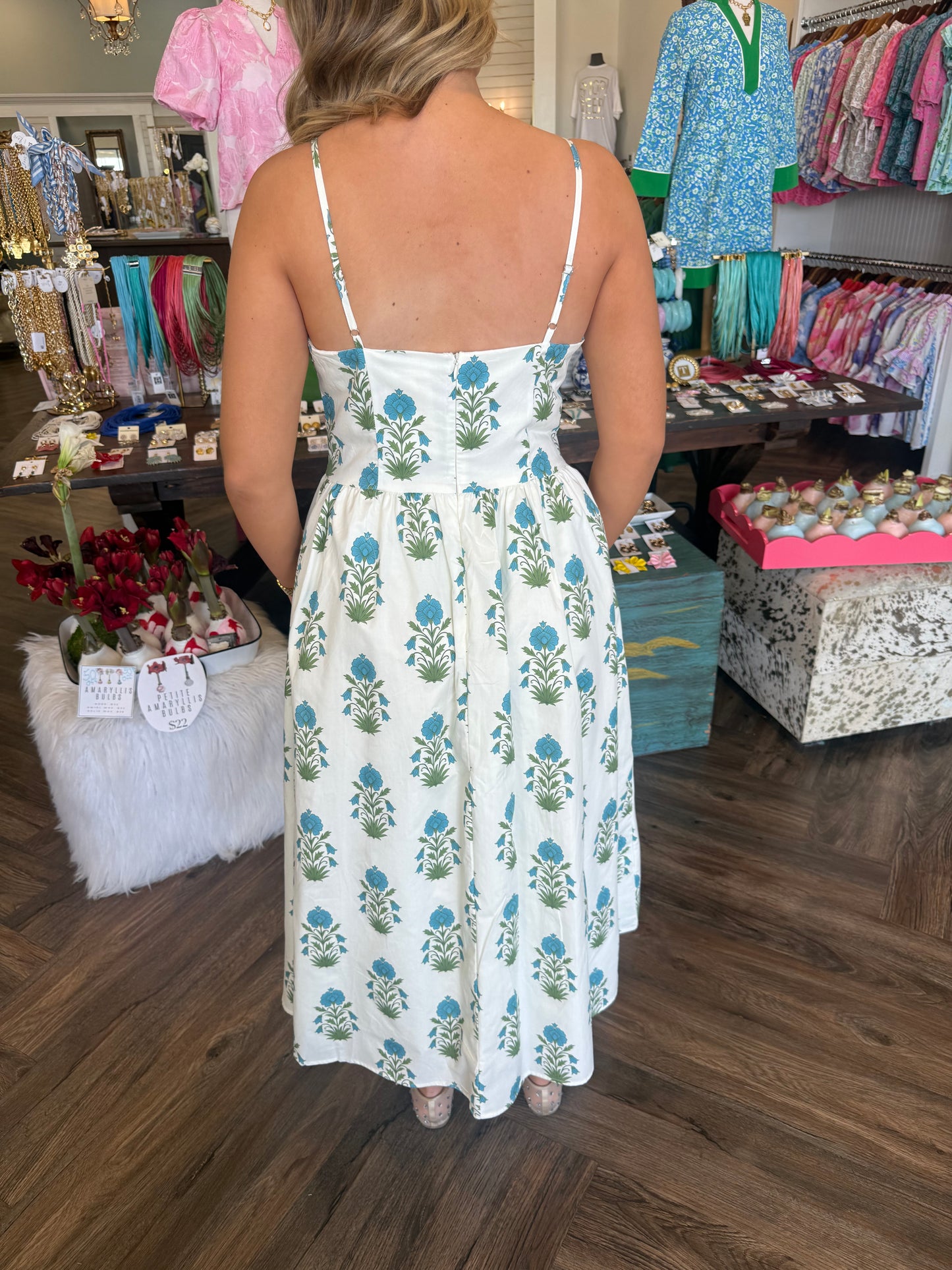 Sweetheart Meadow Midi Dress