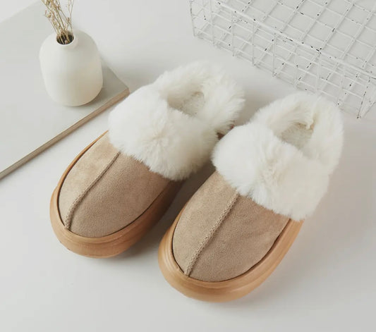 Classic Suede Soft Home Slippers