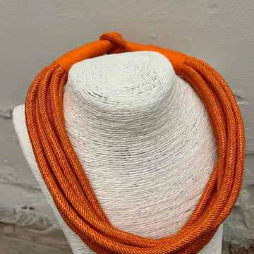 Rope Necklace: Orange