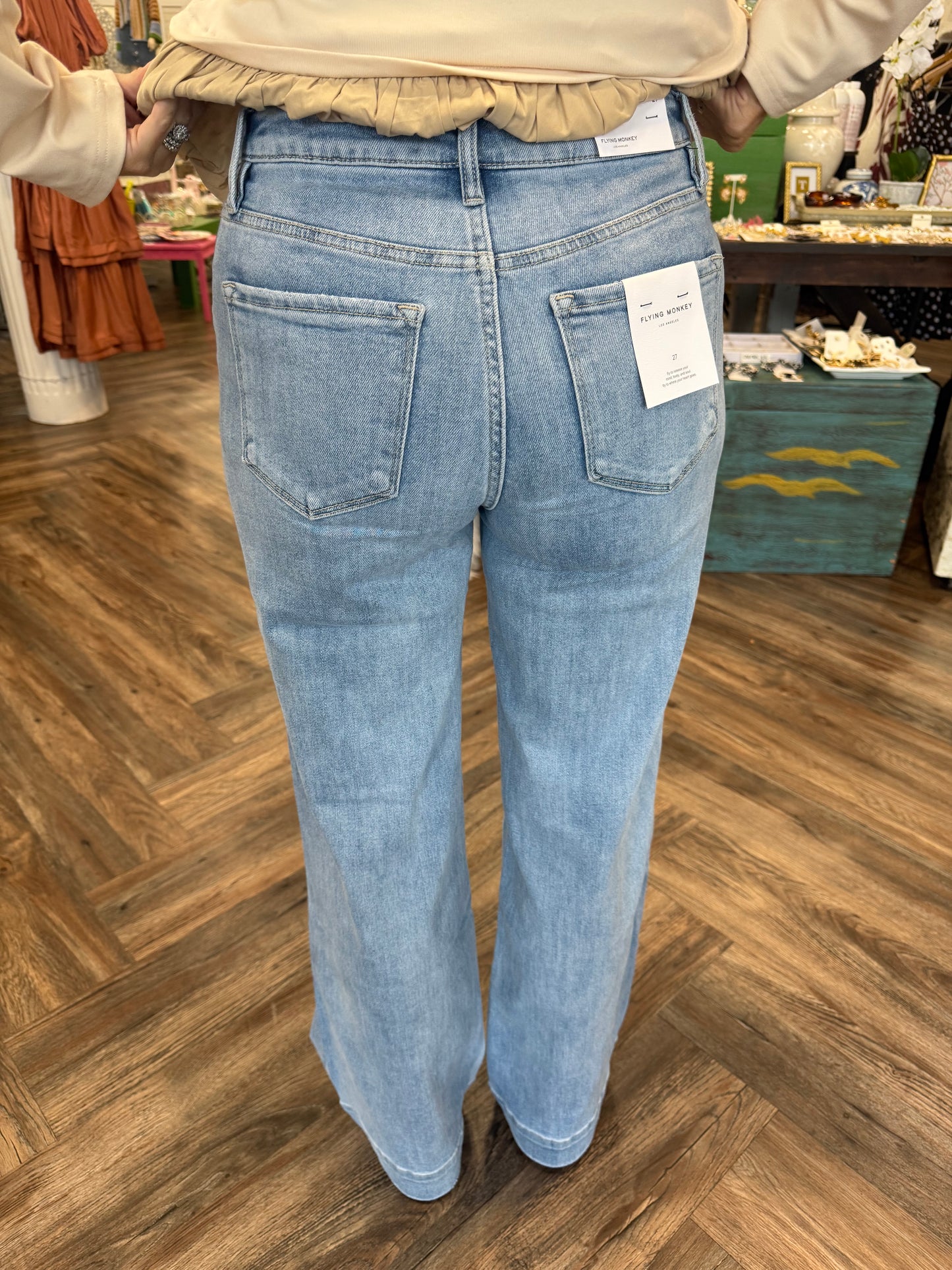 Flying Monkey Patch Trouser Jeans