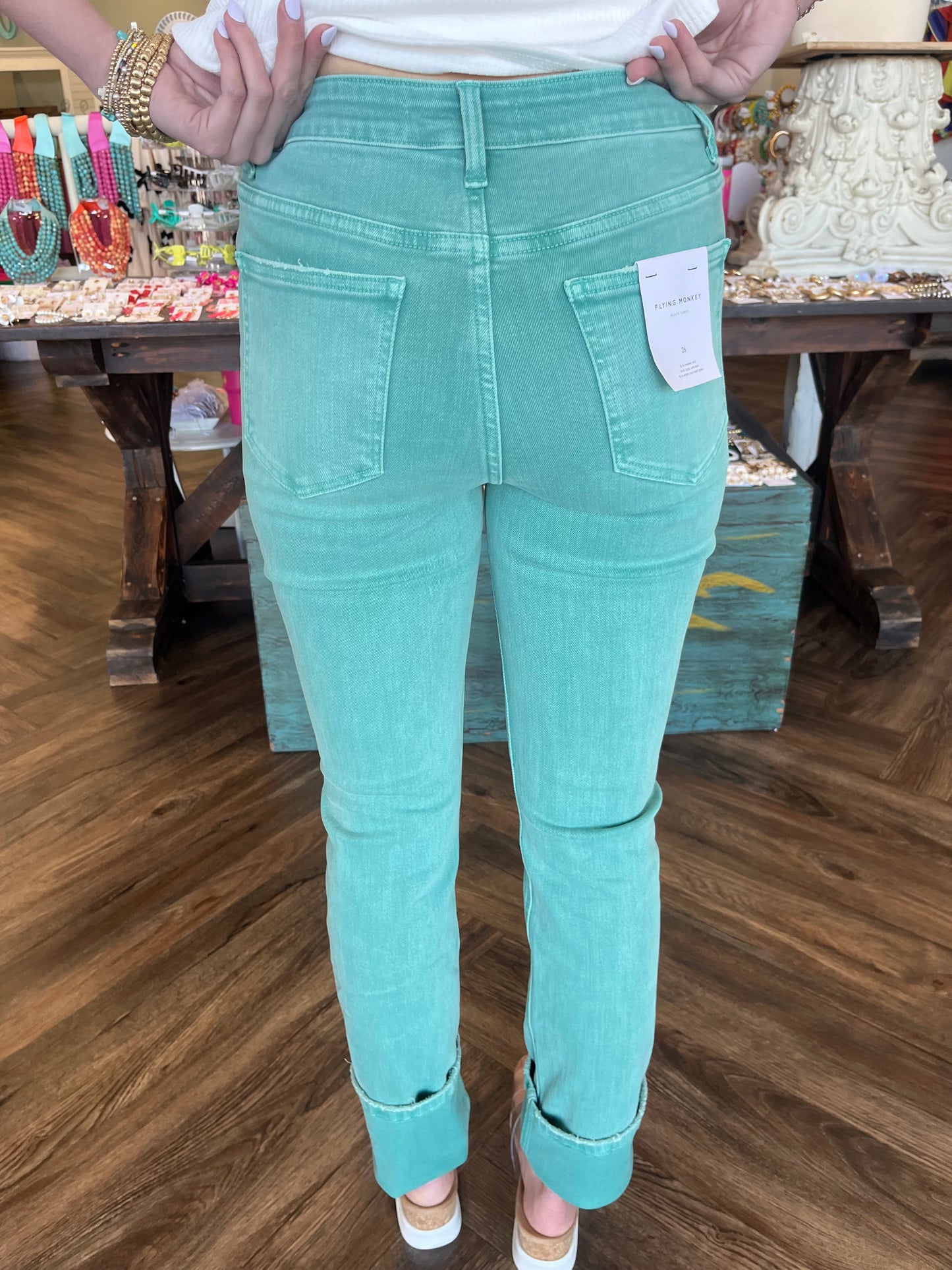 Vervet High Rise Jeans: Latigo Bay