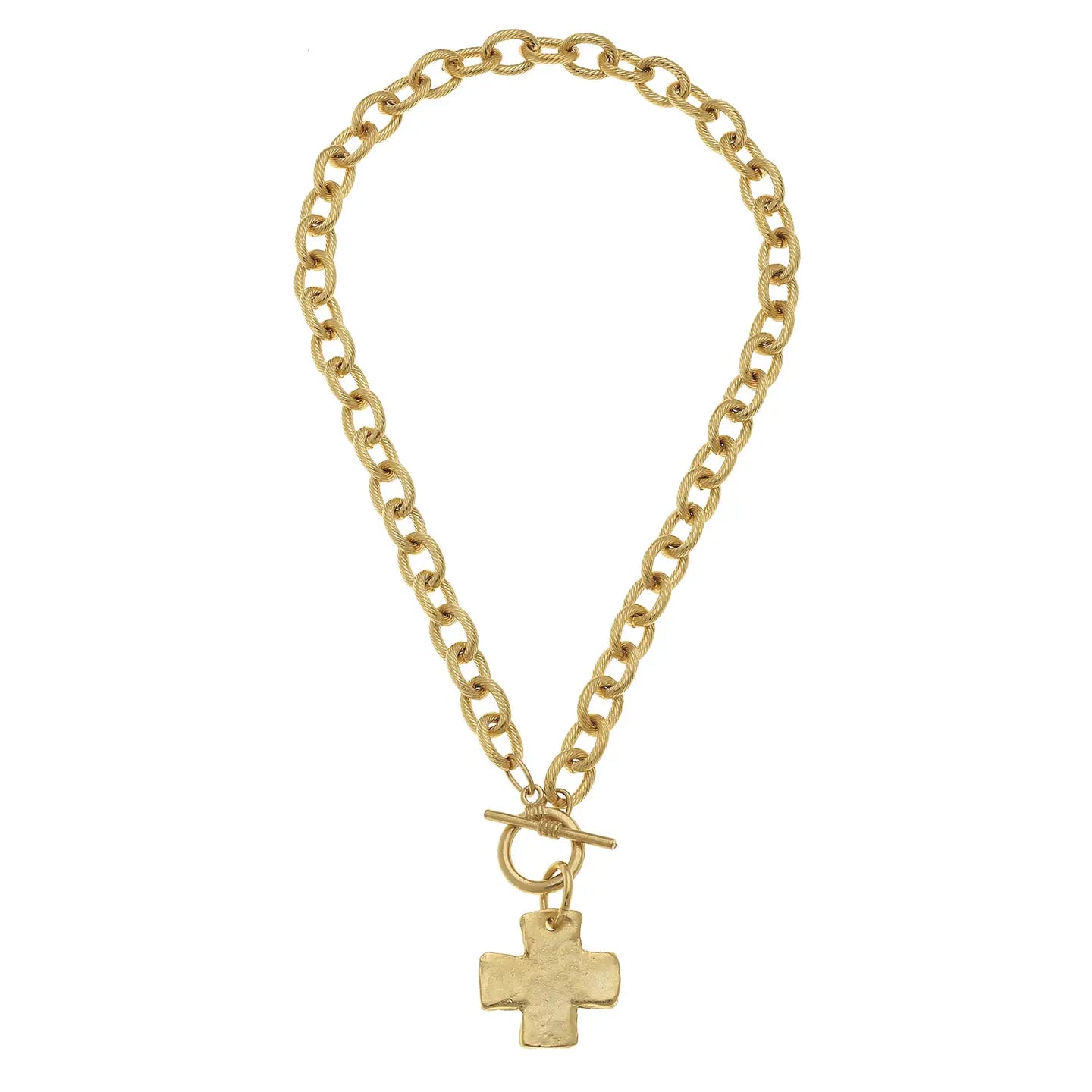Susan Shaw: Cross Toggle Necklace