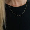 Chansutt Pearls: DAINTY DIAMOND NECKLACE