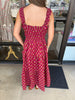 Merlot Flower Dress