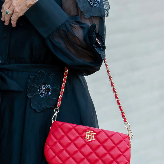 Livi Crossbody Red Sq