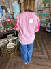 Embroidered Light Pink Blouse