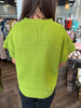 Bright Olive Sweater Top