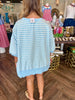 Sweet Stripe Oversized Tops